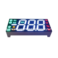 Display a LED a 7 segmenti a 3 cifre per personalizzazione multicolore per il controllo della temperatura