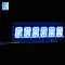 Indicatori alfanumerici a 0,4 pollici di colore 14 di segmento di LED della cifra bianca dell'esposizione 6